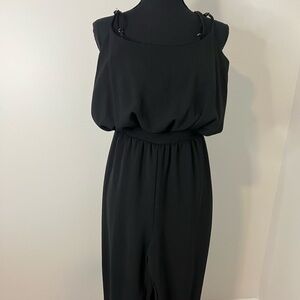 NWT Anthropologie Black Jumpsuit
